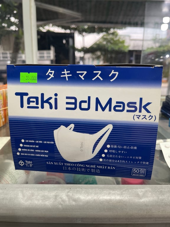 Khẩu trang 3D taki h/50 cái