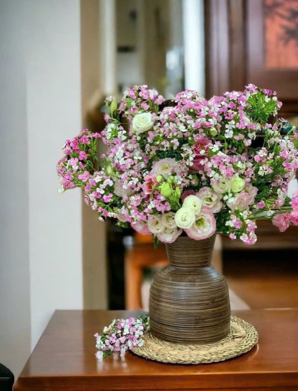 bình gốm Bát Tràng dáng đầm cao 23-31cm