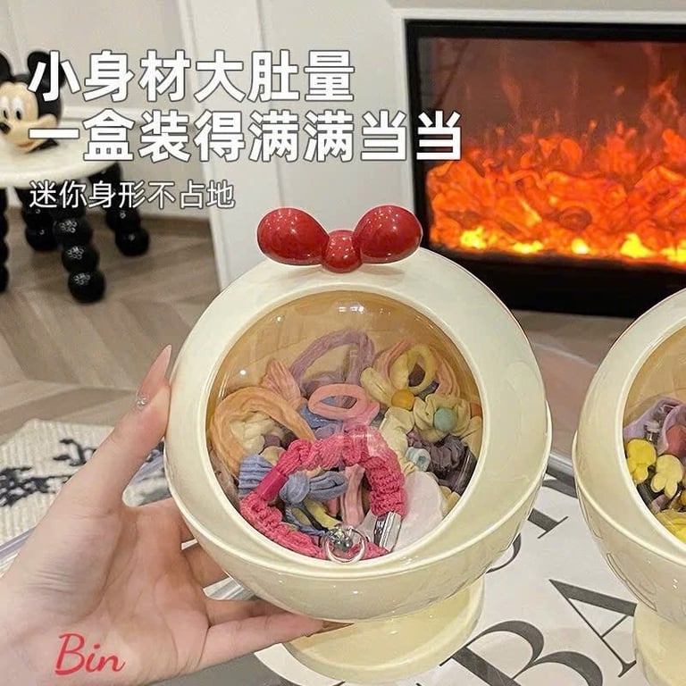 Hộp đựng đồ , phụ kiện đa năng có nắp để bàn siêu xinh