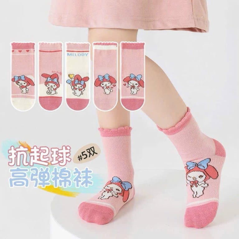 Lố 10 đôi Cổ Cao Bé Gái 1- 12 tuổi