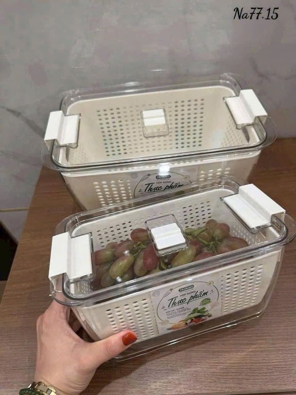 Set 2 rổ tách nước