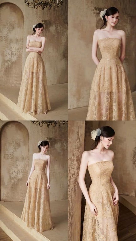 Váy dài brand H.I.U