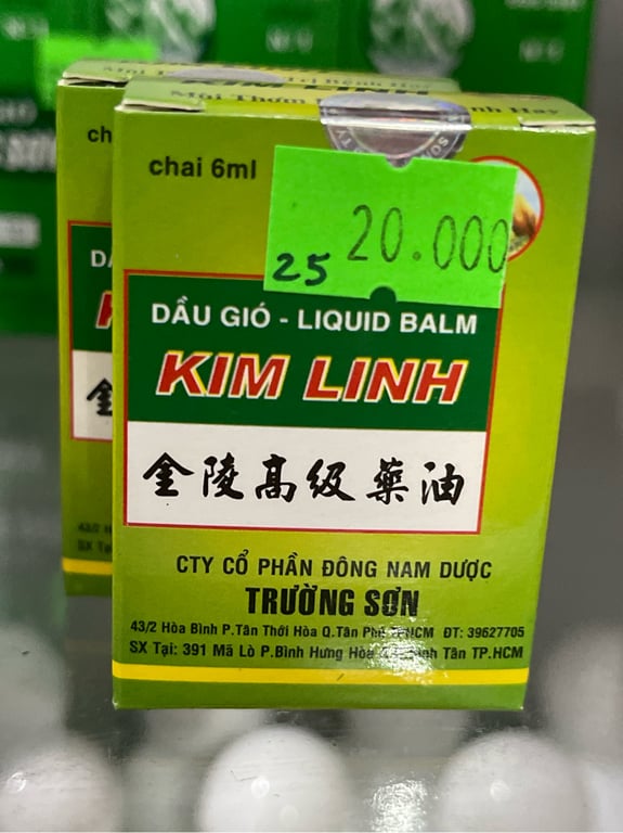 Dầu kim linh h/10c