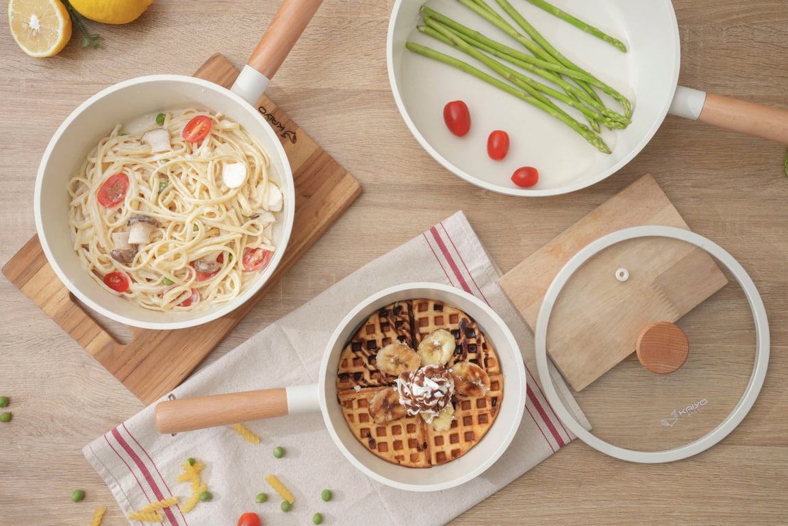 Chảo nhôm đúc thành cao Elegant Kaiyo