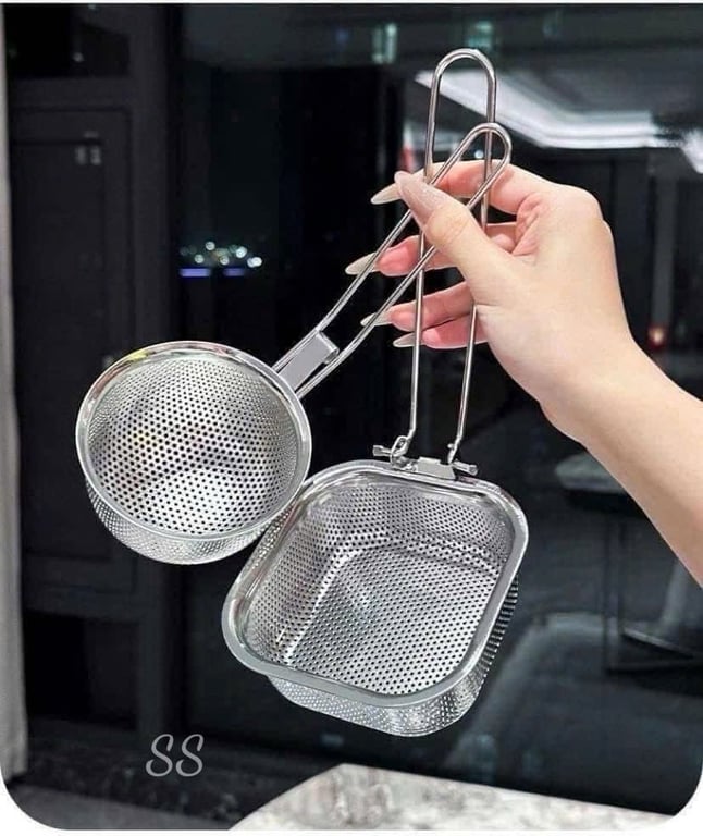 Muôi Thìa Thủng Nhúng Lẩu Inox 304 xịn đét