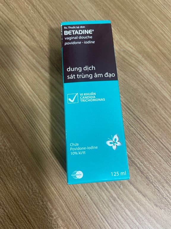 Betadin xanh 125ml phụ khoa