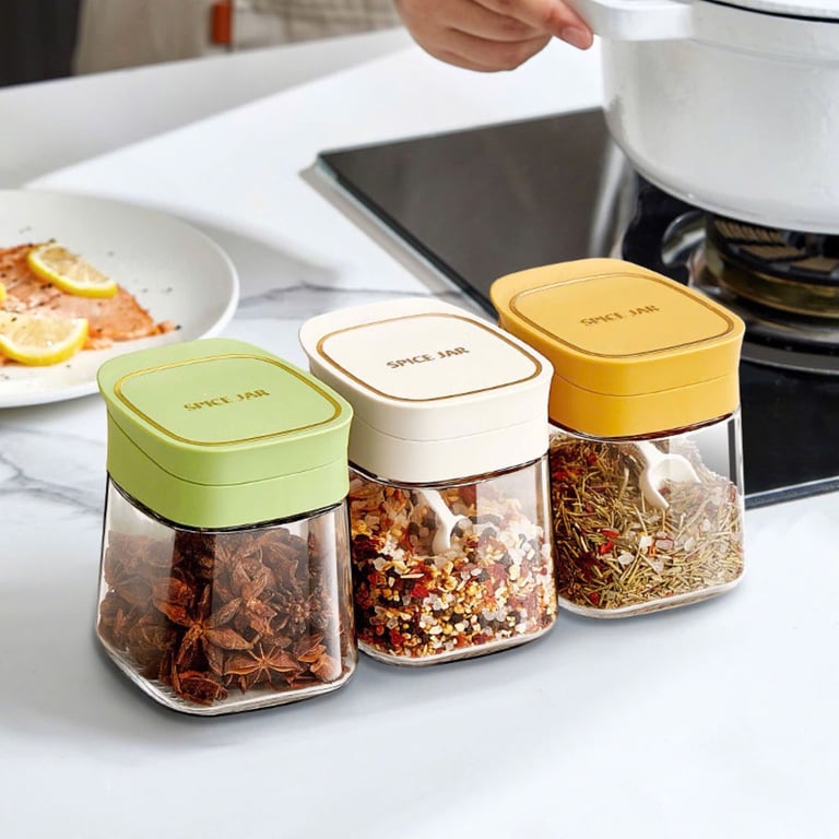 HŨ ĐỰNG GIA VỊ và BÌNH RÓT DẦU