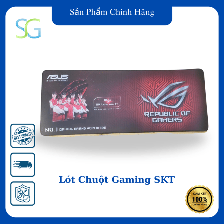 Miếng Lót Chuột ASUS ROG SKT (30*80*3ML, Full Box)