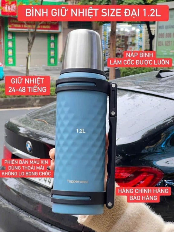 BÌNH GIỮ NHIỆT TUP 1.2L XỊN XÒ