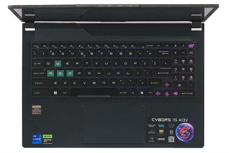 Laptop MSI Gaming Cyborg 15 A13VEK - 1423VN