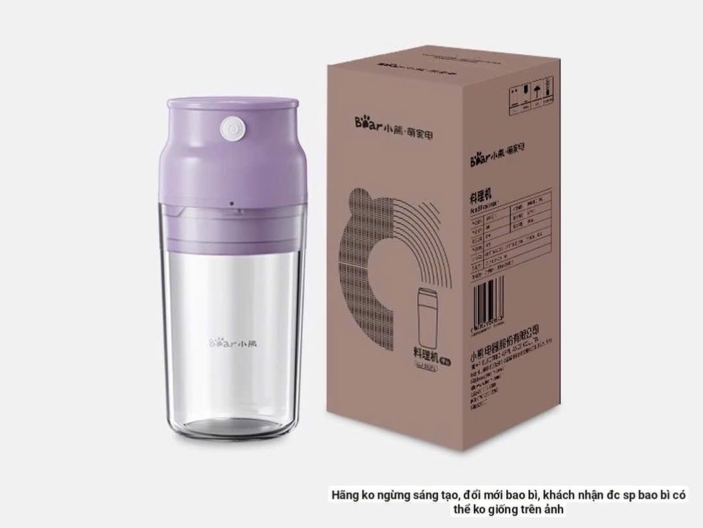 MÁY XAY MINI TỰ ĐỘNG CẦM TAY HÃNG BEAR LLJ-Q03H7