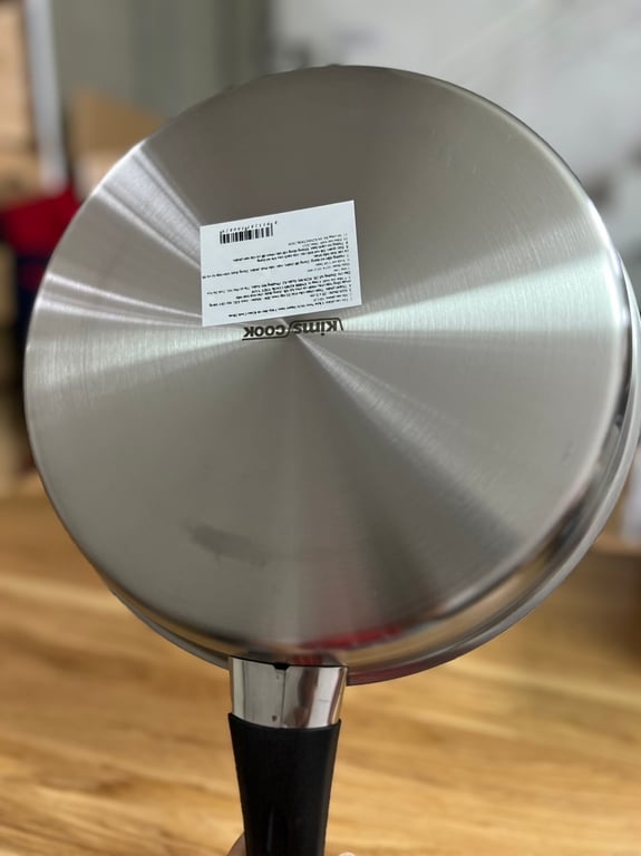 Chảo Next Style Super inox 3 lớp đáy từ Kims Cook 28cm