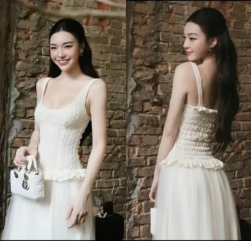2 dây ren tùng voan