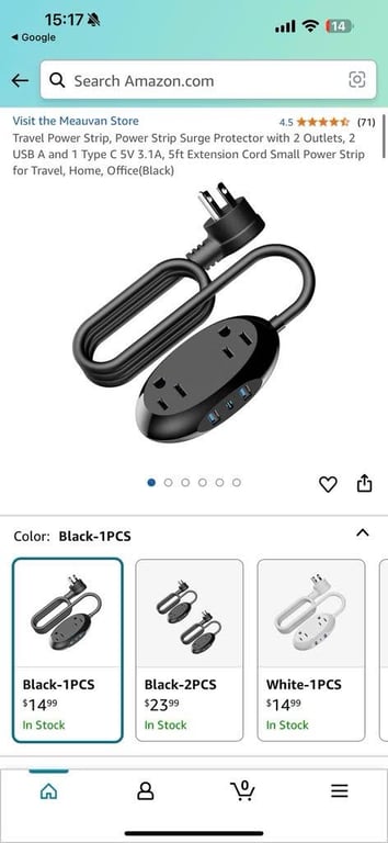 Ổ CẮM ĐIỆN ĐA NĂNG MEAUVAN US06 (hàng Amazon Mỹ )