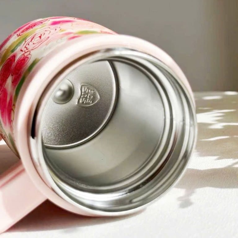 Bình giữ nhiệt hoa hồng 550ml