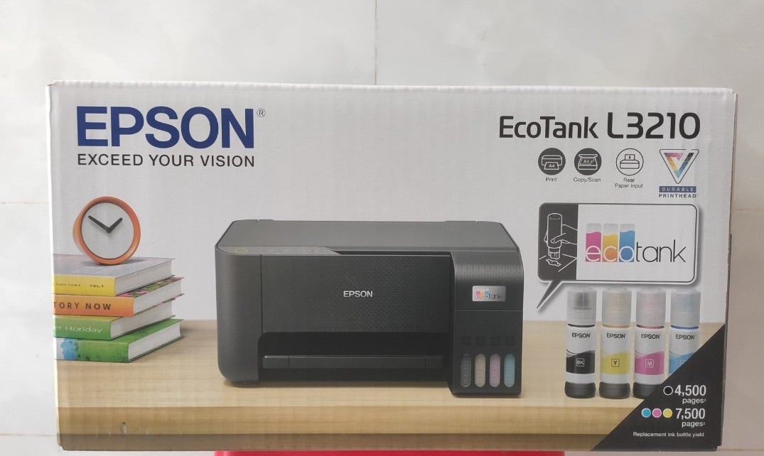 Máy In Phun Màu Epson EcoTank L3210 - Đa Năng Chính Hãng