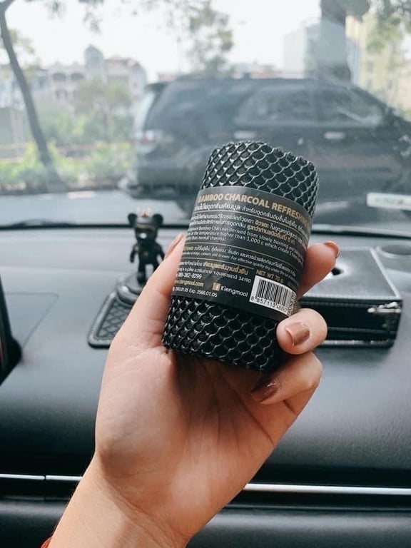 khử mùi khan tre chống say xe cho ô tô