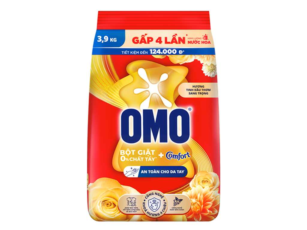 Bột giặt OMO - Tinh dầu thơm