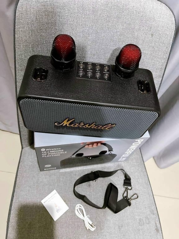 Loa Bluetooth Karaoke K186 Pro kèm 2 mic
