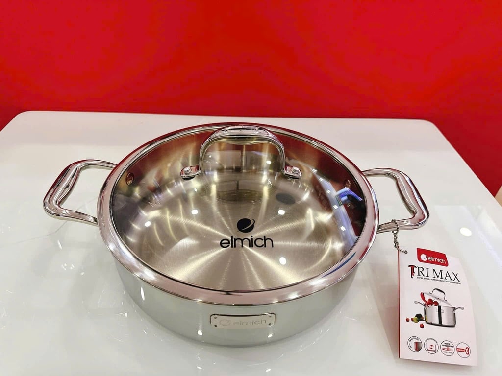 NỒI LẨU INOX LIỀN KHỐI ELMICH TRIMAX EL3847 26CM