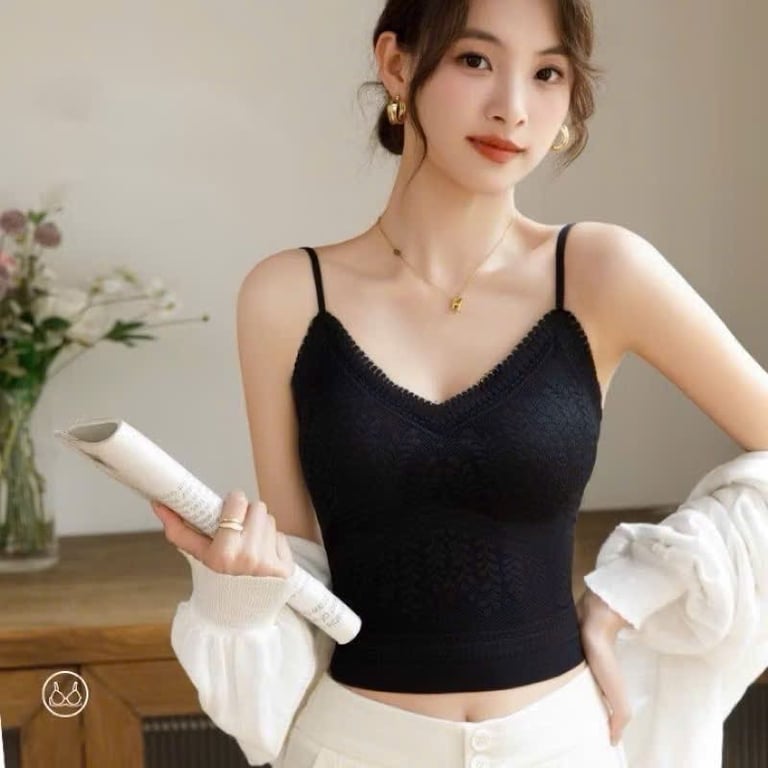 et 2 ÁO 2 DÂY REN KÈM BRA CHO NỮ SIÊU XINH