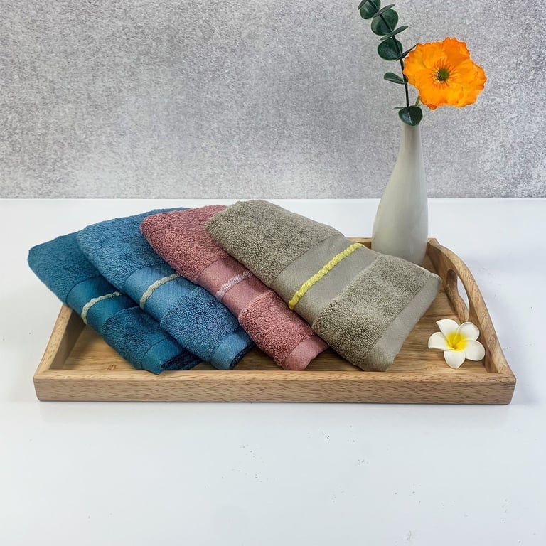 KHĂN GỘI SỢI TRE XUẤT MỸ - 35x70cm- Loại 130gr