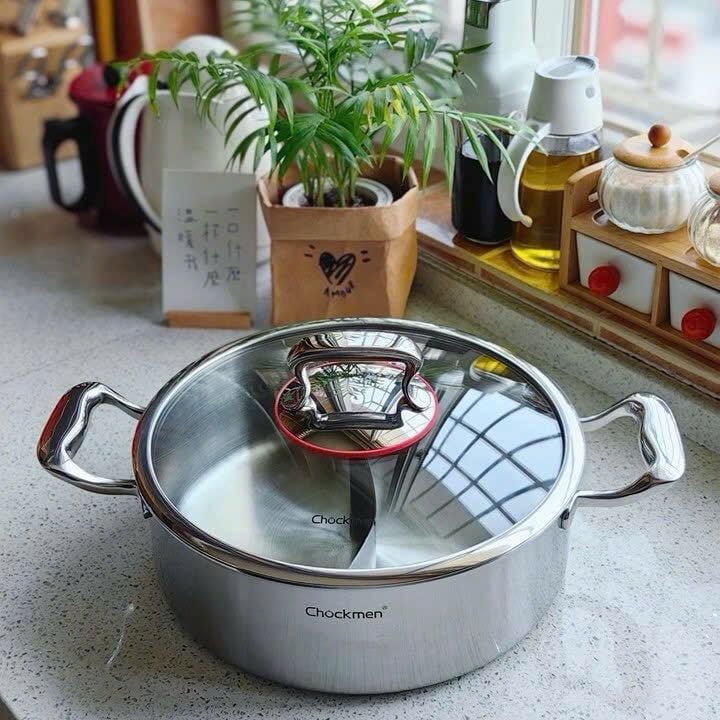 Nồi lẩu 2 ngăn Chockmen 28cm