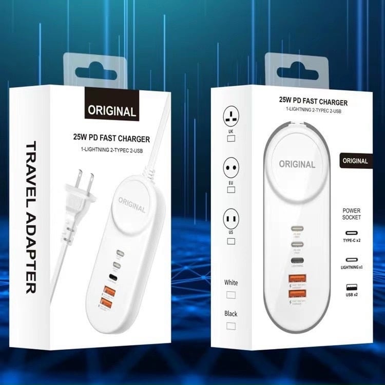 Ổ cắm sạc điện thoại ip tích hợp Sẵn 2 cổng sạc  PD + 2 cổng usb sạc nhanh - Bluetech