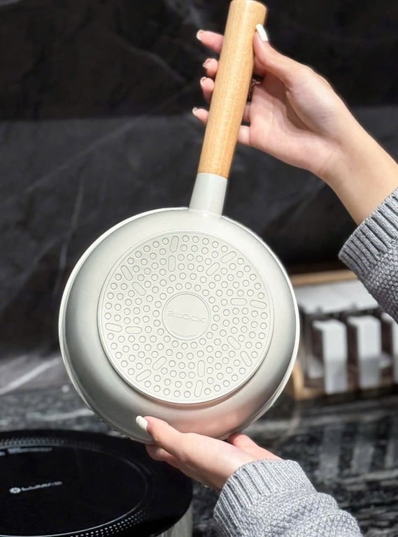 chảo sâu lòng mini 2LOCK Korea 18cm