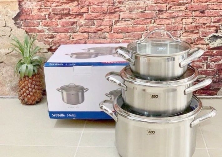 🇩🇪 Bộ nồi Elo Belle 3 món - made in Germany