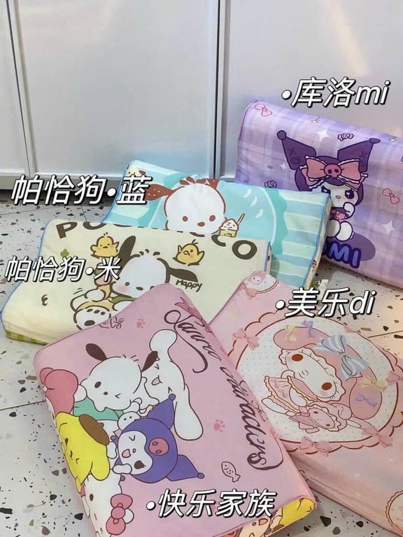 Set 2 GỐI CAO SU NON