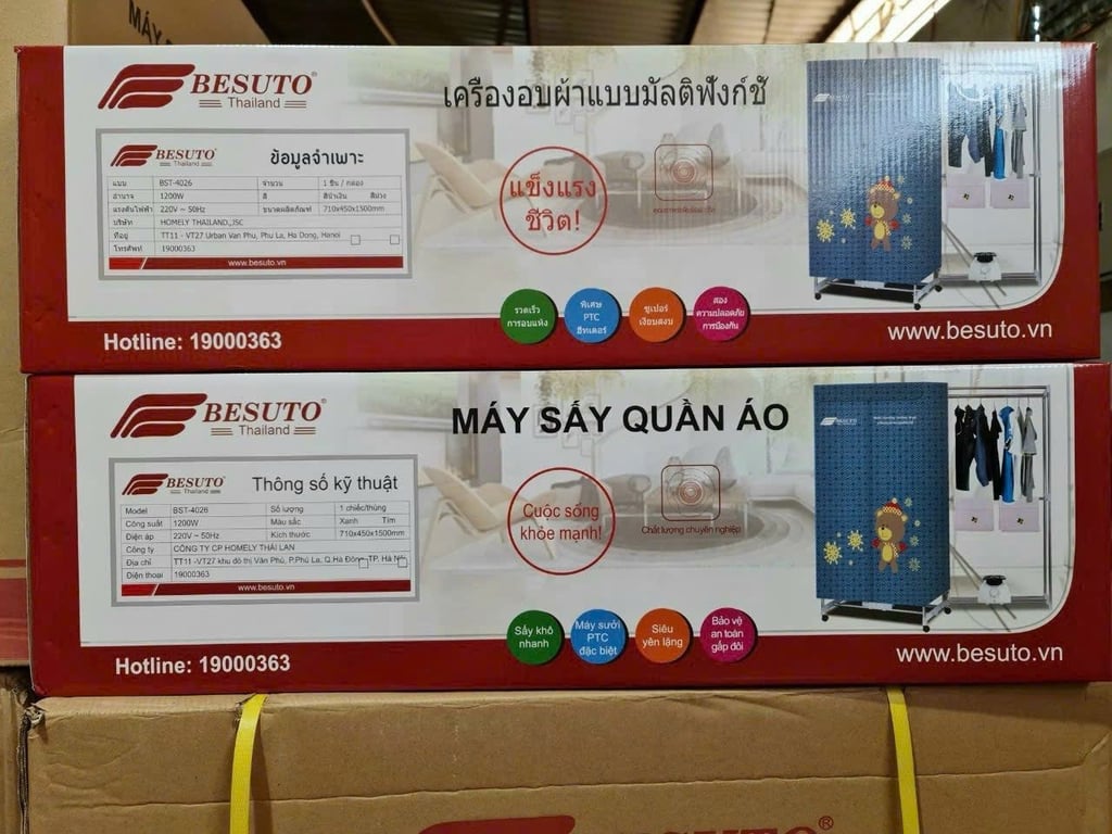 Máy sấy quần áo đa năng Besuto BST4026