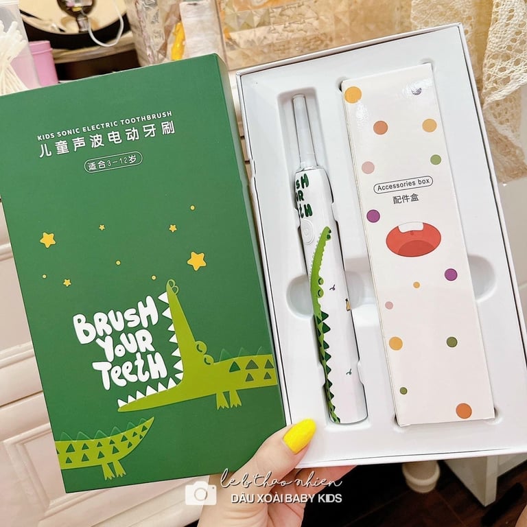 BÀN CHẢI ĐIỆN KID CHÍNH HÃNG BOORUI