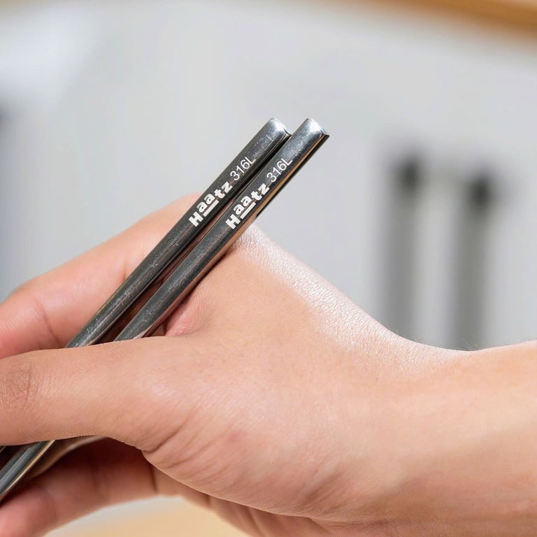 Set 10 đôi đũa inox 316 HAATZ Hàn Quốc