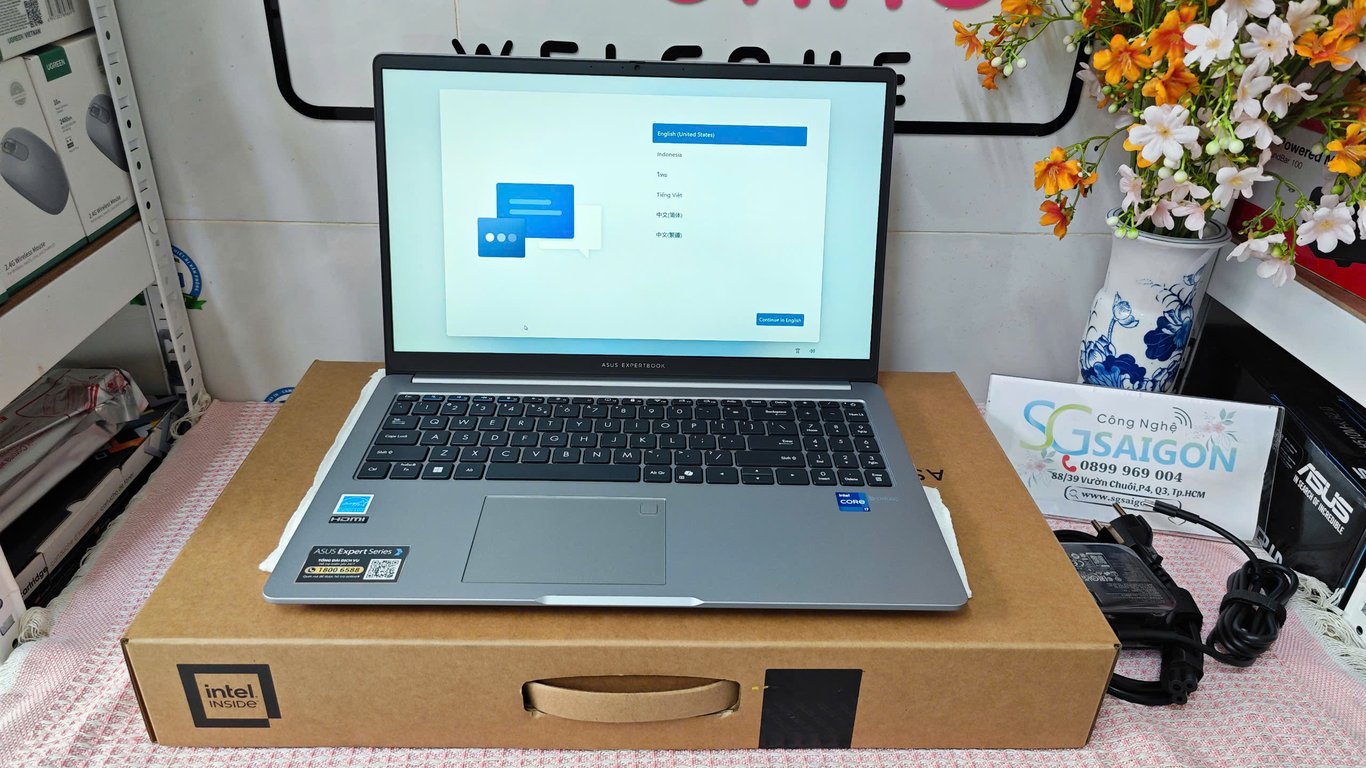 Laptop ASUS ExpertBook P1 P1503CVA-i5SE16-50W (i5-13500H/ RAM 16GB/ Onboard/ 512GB SSD/ Windows 11)