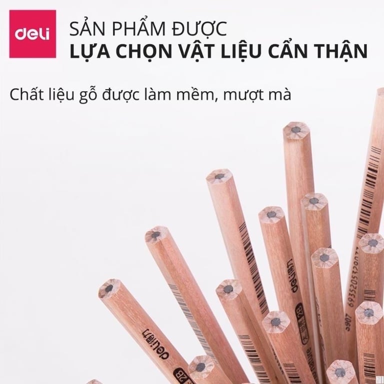 HỘP 30 BÚT CHÌ LỤC GIÁC DELI