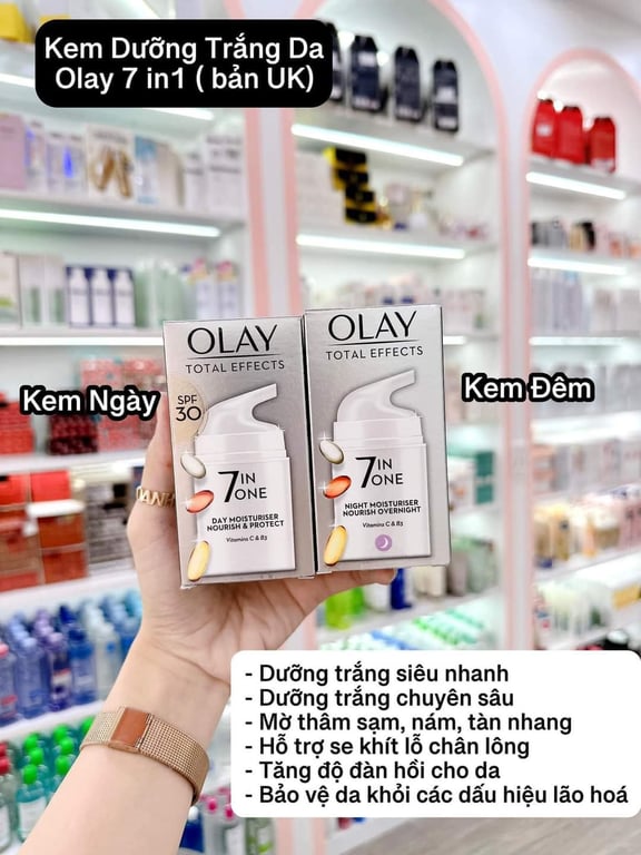 Kem dưỡng Olay set ngày và đêm Uk hộp 37ml