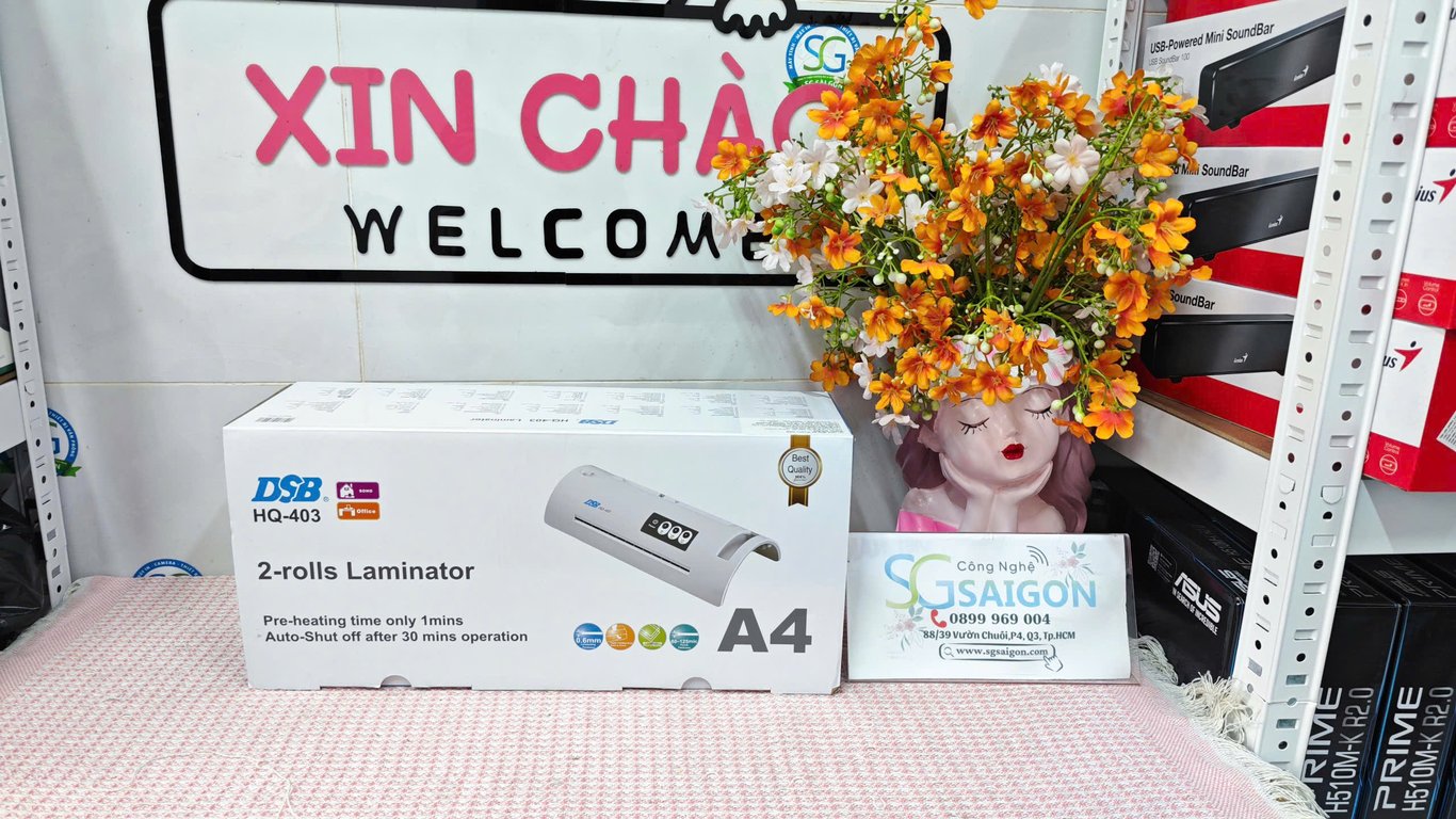 Máy Ép Plastic Khổ A4 DSB HQ-403