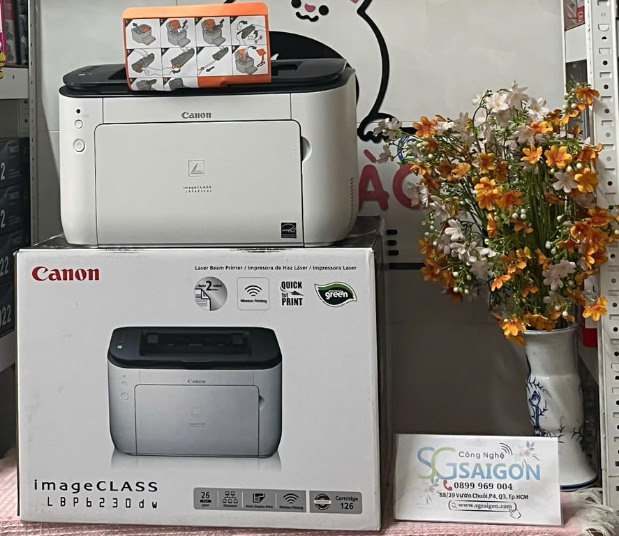Máy In Canon LBP 6230DW (In 2 Mặt/ USB/ LAN/ WiFi) -NK