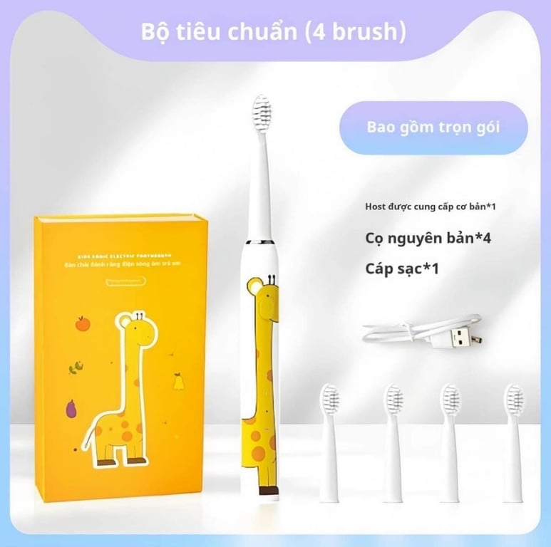 BÀN CHẢI ĐIỆN KID CHÍNH HÃNG BOORUI