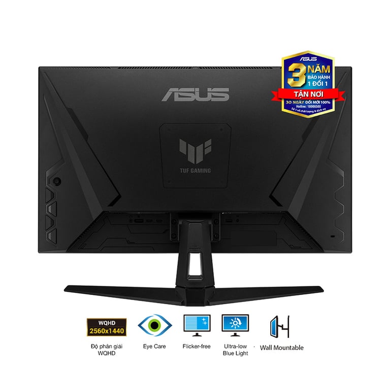 Màn Hình Gaming ASUS TUF Gaming VG27AQ3A (27.0 inch/ QHD+/ IPS/ 180Hz/ 1ms/ FreeSync)