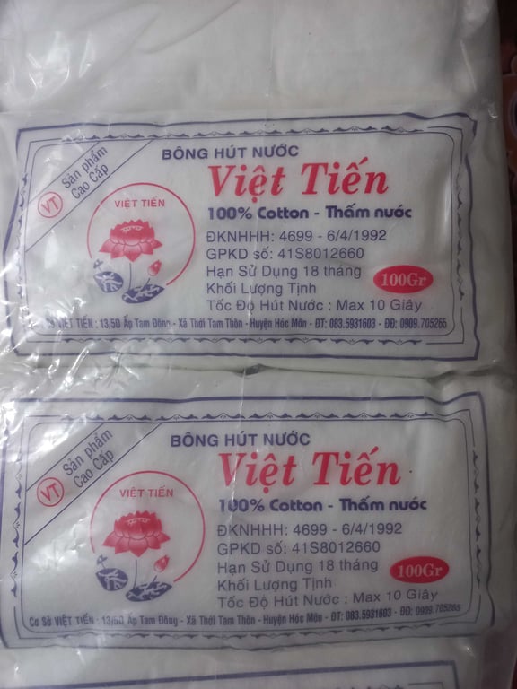 Gòn 100g lốc/15 gói việt tiến