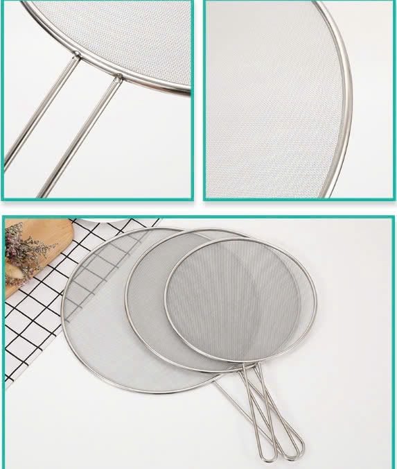 SET 2 MIẾNG CHẮN DẦU MỠ CÓ TAY CẦM SIZE 25cm và 29cm