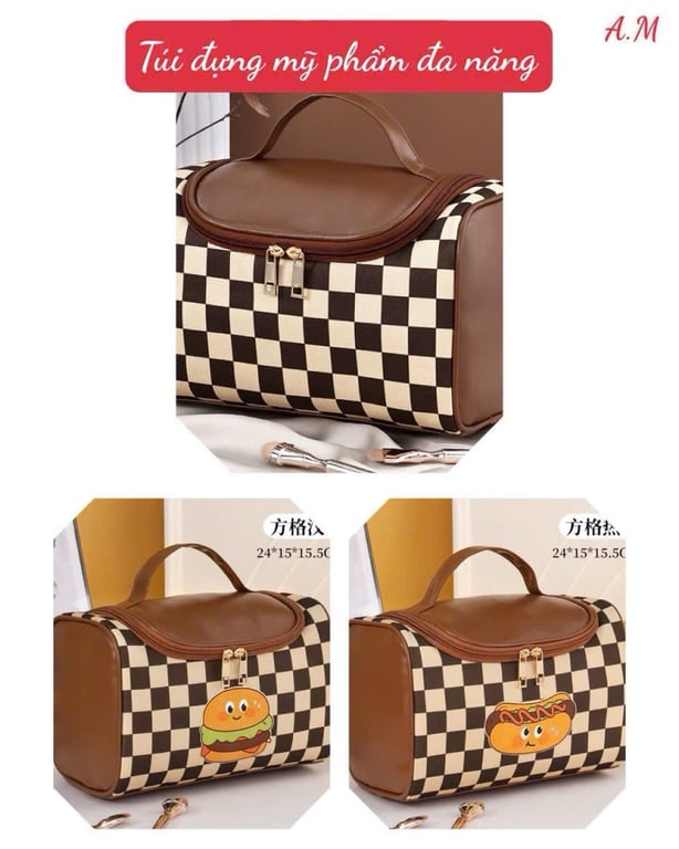 TÚI ĐỰNG MỸ PHẨM, ĐỒ TRANG ĐIỂM DU LỊCH