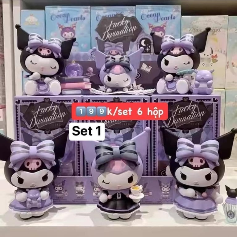 Set 6 hộp quà bí mật kuromi