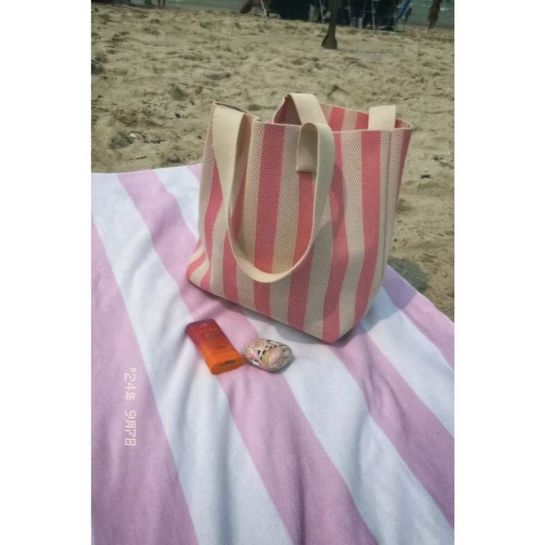 Thảm picnic, đi biển hồng sọc