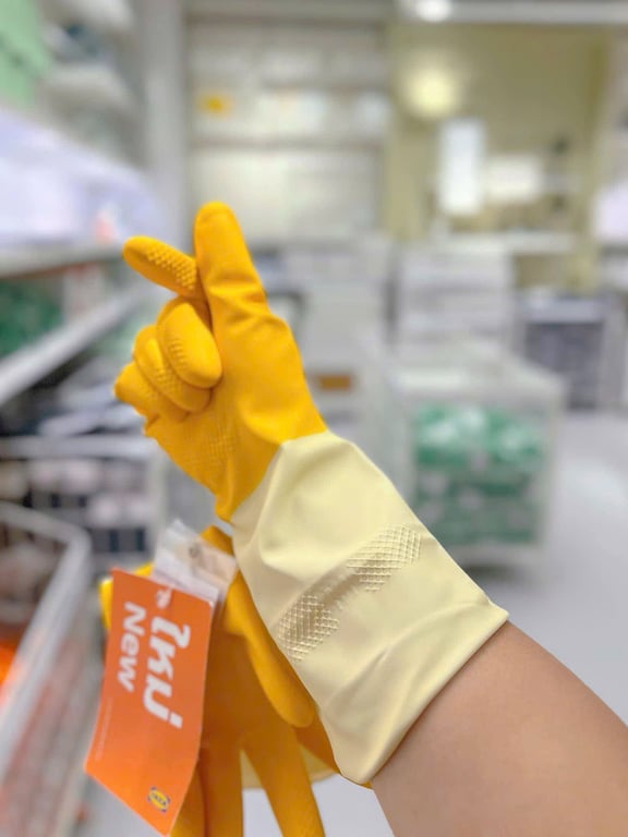 GĂNG TAY CAO SU TỰ NHIÊN RINNIG IKEA