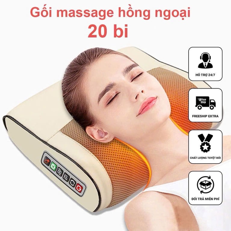 MÁY MASSAGE CỔ VAI GÁY ROJIN
