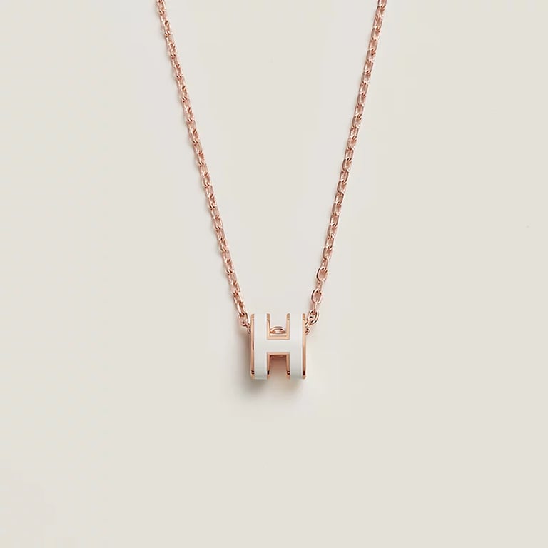 Mini Pop H pendant - Blanc