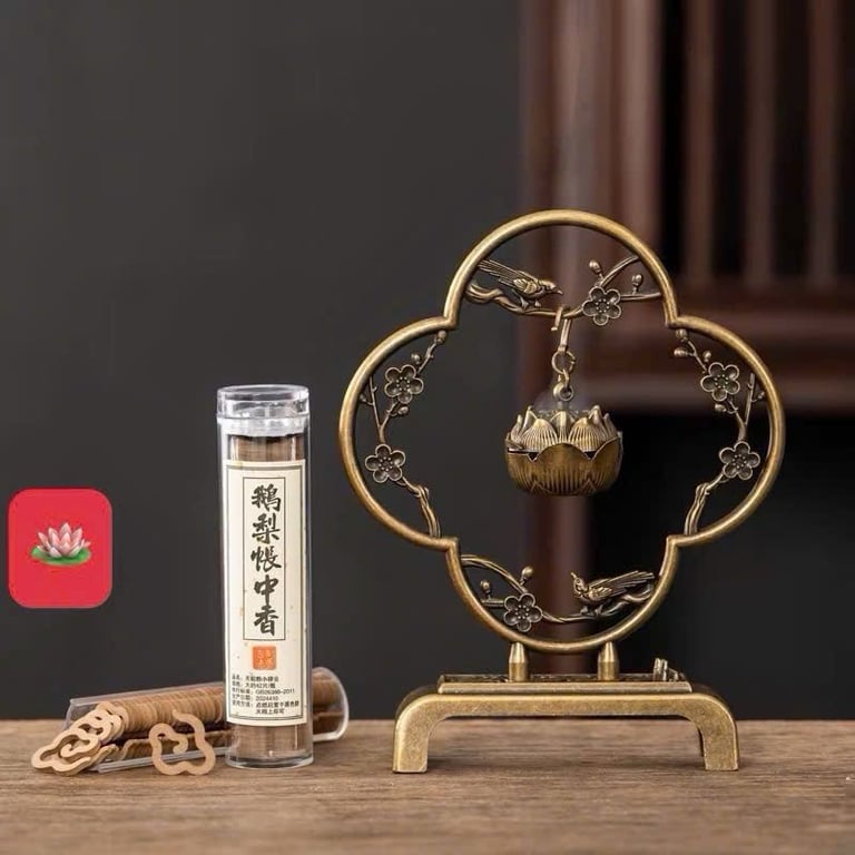 Lư Đốt Nhang Trầm Hương , Xông Nụ Trầm